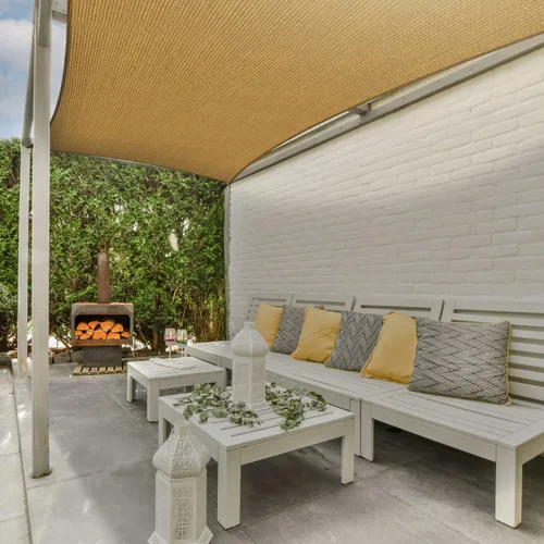Vista 6 de AsterOutdoor - Toldo parasol rectangular de 6 x 10 pies, Toldo con bloqueador ultravioleta para patio, patio trasero, césped, jardín, actividades al