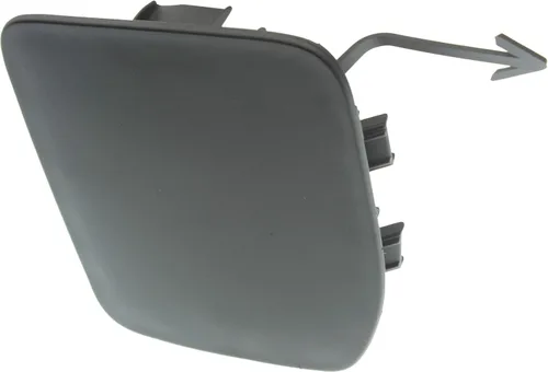 Vista 2 de Evan-Fischer - Cubierta de gancho de remolque para parachoques delantero, compatible con Nissan Versa 2015-2018 imprimado lado del pasajero