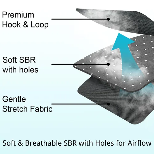 Vista 4 de Cinturón Universal de Hernia Braguero para Hombres y Mujeres - Soporte Doble/Bilateral para Hernia Inguinal/Deportiva Ajuste Personalizado