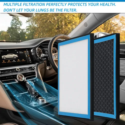 Vista 6 de 1* Filtro de aire de habitáculo HEPA de reemplazo CF11811 Compatible con Mazda 3, Mazda 6, Mazda CX-5 2013 2014 2015 2016 2017 2018 2019 2020 2021