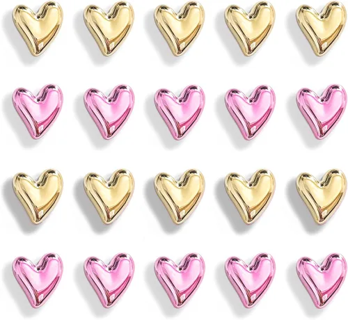 Vista 15 de 12 imanes negros para nevera de 0.83 pulgadas, pequeños imanes de corazón para refrigerador, lindo juego de imanes decorativos para el hogar