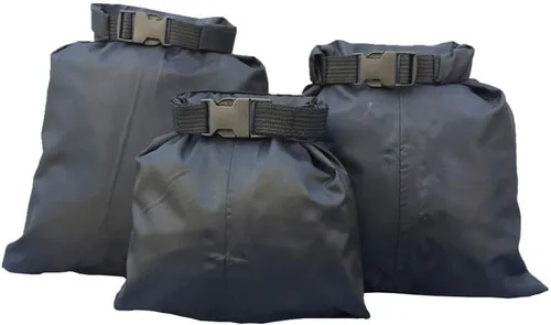 Vista 7 de 3 bolsas de almacenamiento impermeables con resistente al agua, ultraligeras, 1,5 l, 2,5 l, 3,5 l, para kayak, camping, barco, flotante