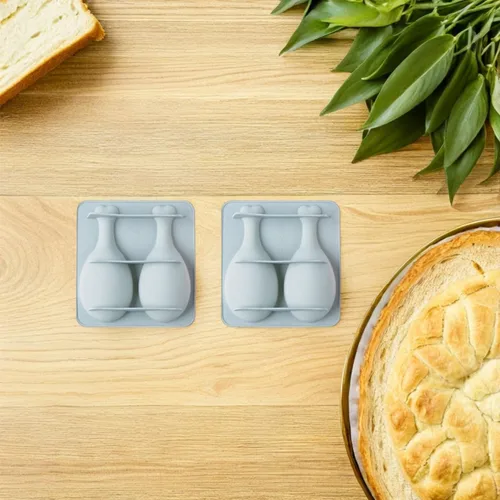 Vista 6 de YARNOW Cook Mold - Molde de silicona para tartas, 2 piezas, diseño de pierna de pollo, herramienta para hornear para pastel de chocolate y galletas