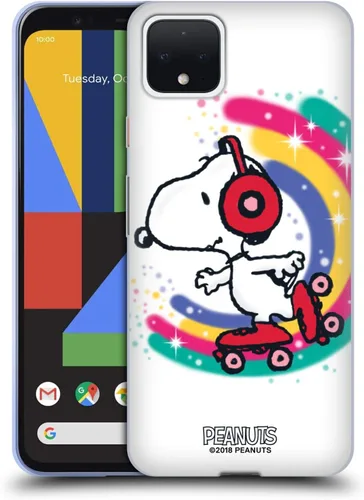 Vista 165 de Head Case Designs Officially Licensed Peanuts Beach Surf Snoopy Boardwalk Airbrush Gel Case [Military Grade Protection] Compatible with Google Pixel