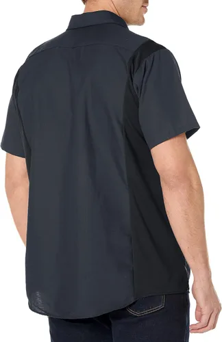 Vista 2 de Red Kap Men's Standard Short Sleeve Performance Plus Shop Shirt with Oilblok Technology