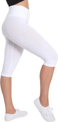 Vista 8 de SlimMe Leggings moldeadores, cintura alta con control de abdomen, moldeador cómodo hasta la rodilla, moldeador de cuerpo - S a Q2