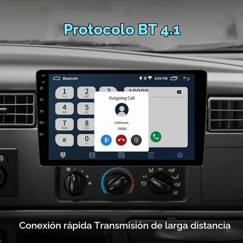 Vista 5 de 9" IPS Visualización Completa Táctil 2+32G Radio de Coche Doble Din Receptores de Audio Vídeo Estéreo con CarPlay Inalámbrico Android Auto Cámara