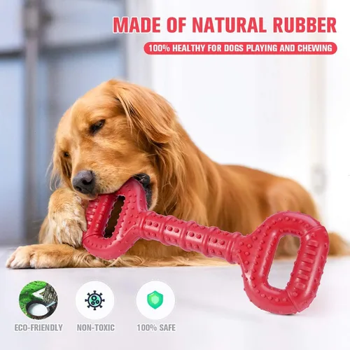 Vista 2 de Feeko Juguetes para Perros para Masticadores Agresivos de Raza Grande, Juguetes para Perros de 15 Pulgadas Interactivos de Larga Duración con Diseño