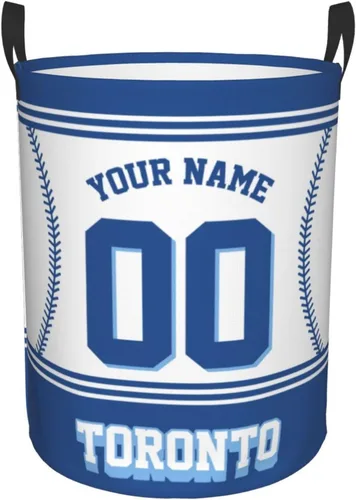 Vista 12 de Cesta de lavandería personalizada de Arizona, cesta de lavandería personalizada con nombre y número, cesta de almacenamiento plegable