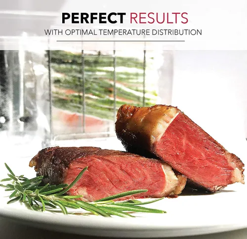 Vista 7 de Väeske Recipiente Sous Vide con tapa, se adapta a la mayoría de cocinas Sous Vide, accesorios Sous Vide (12 cuartos de galón, estante)