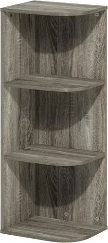 Vista 22 de Furinno - Estantería con 1 gabinete con puerta serie Luder, color blanco