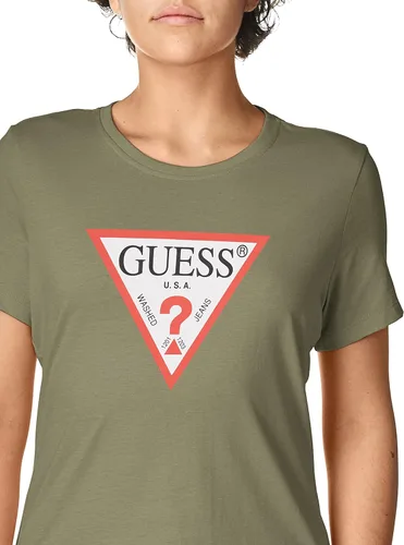 Vista 3 de GUESS Camiseta original de manga corta para mujer