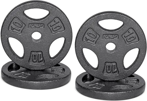 Vista 11 de CAP Barbell Placas de peso de agarre estándar de 1 pulgada