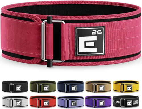 Vista 11 de Element 26 Cinturón de levantamiento de pesas con autobloqueo, cinturón de levantamiento de pesas premium para atletas de fitness funcional serio