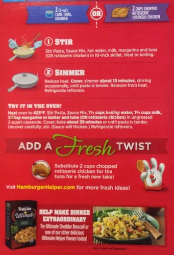 Vista 4 de Betty Crocker Ayudante de atún cremoso y brócoli de atún 6.4oz (paquete de 4)