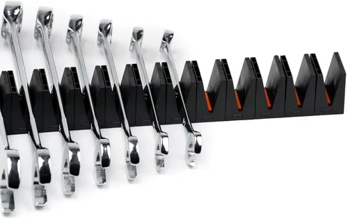 Vista 5 de ToolBox Widget Wrench Organizer Pro Series 4.0 - Organizador Magnético de Llaves - Soportes magnéticos para llaves para cajón de herramientas