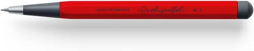 Vista 6 de LEUCHTTURM1917 - Lápiz mecánico Drehgriffel - Lápiz de escritura recargable con plomo de grafito HB de 0.7 mm (albaricoque)