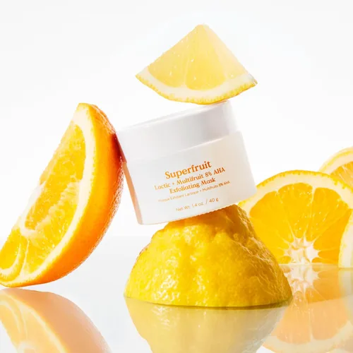 Vista 7 de Three Ships - Superfruit Lactic + Multifruit 8% AHA Mascarilla Exfoliante Pulido, Renueva, Piel Suave Sin crueldad, vegano, sin parabenos