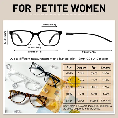 Vista 5 de OCCI CHIARI Gafas de lectura para hombre, con increíble comodidad, ultraligeras y marco completo