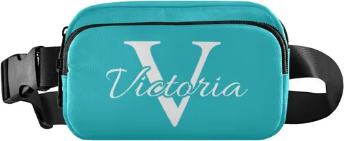 Vista 12 de Riñoneras personalizadas para mujeres y hombres, bolsa de cinturón personalizada con correa ajustable, riñoneras de moda, bolsa cruzada para la #01