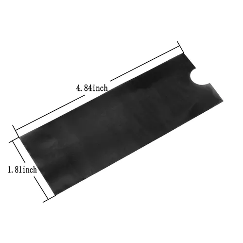 Vista 4 de KingWei - 200 fundas desechables para bolígrafos de máquina, tamaño de 1.8 x 4.7 pulgadas, fundas de agarre de mano (negro)