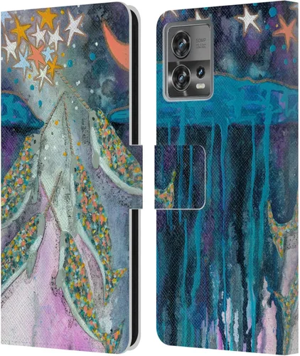 Vista 20 de Head Case Designs Officially Licensed Wyanne Quiet Creative Animals 2 Leather Book Wallet Case Cover Compatible with Motorola Moto Edge 30 Fusion