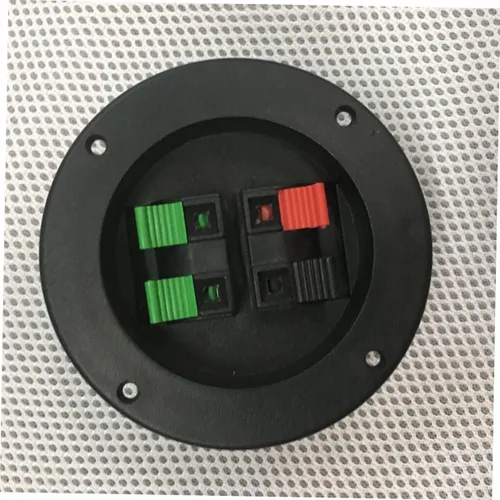 Vista 3 de 2 piezas de terminal de altavoz accesorio de poste de unión para caja de subwoofer, terminales de cable de altavoz duraderos para proyectos de audio