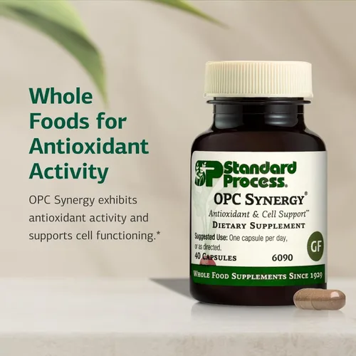 Vista 3 de Proceso estándar OPC Synergy - Apoya la actividad antioxidante - Ayuda a la función celular y la salud cerebral - Ayuda a un corazón saludable