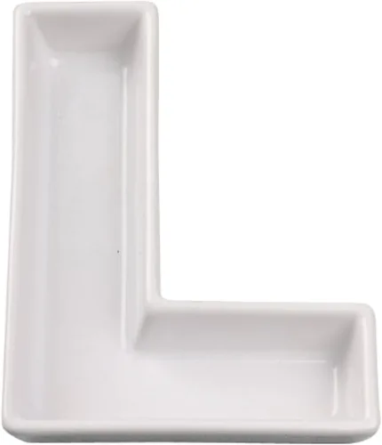 Vista 17 de Plato de cerámica con diseño de carta de amor Ivy Lane, color blanco, 6 - pulgadas, Blanco