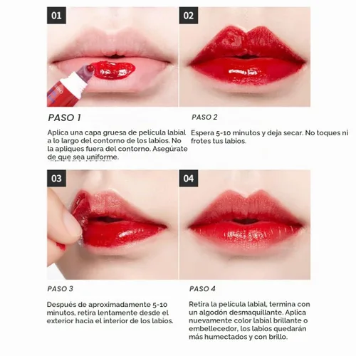 Vista 4 de VeniCare Brillo de labios para manchas de labios, 6 colores, tatuaje, color mágico, máscara de tinte de larga duración, impermeable