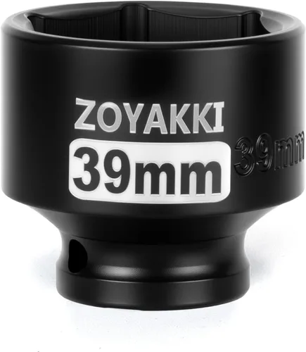 Vista 67 de Juego de llaves de impacto de 6 puntas de 1/2 pulgada - 1-1/2" (SAE), CR-MO, llave de eje de 1/2 pulgada de 6 puntas para fácil remoción de tuercas