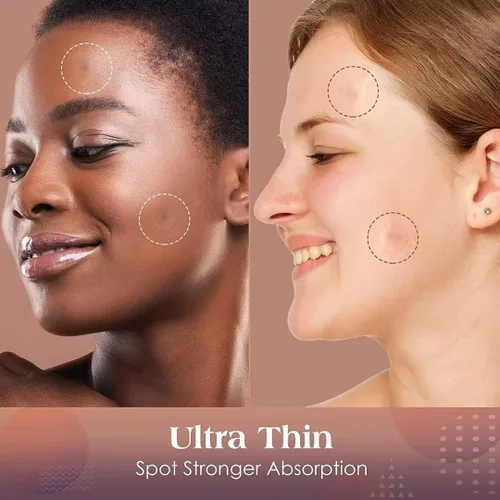 Vista 7 de AUSLKA Parches de imperfecciones -175 parches - Puntos hidrocoloides - Parche de manchas - Calcomanías para espinillas, para parche de cubierta