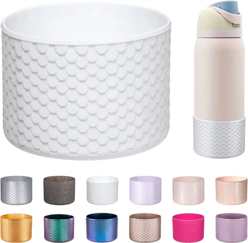 Vista 36 de Silicone Boot for Owala Water Bottle 24oz 32oz 40oz, Anti-Slip Protective Sleeve Bottom Bumper Protector for FreeSip, Twist, and Flip Stainless