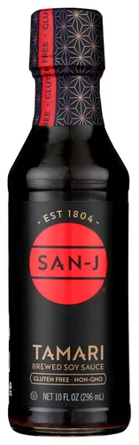 Vista 18 de SAN-J Tamari reducido en sodio (sin gluten, orgánico), 10 fl oz (paquete individual)