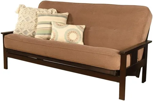 Vista 10 de Pemberly Row Repuesto de colchón de futón de tamaño matrimonial de 7 pulgadas, colchón de tela de gamuza para sofá cama, construcción de algodón