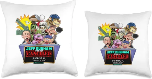 Vista 3 de JEFF DUNHAM Sunrise, FL (2023) - Almohada de 18 x 18 pulgadas, multicolor