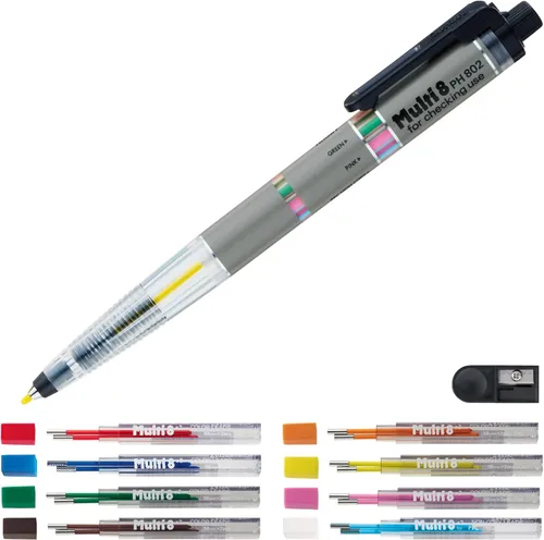 Vista 9 de Portaminas y juego de minas Pentel Multi 8 (PH802ST)