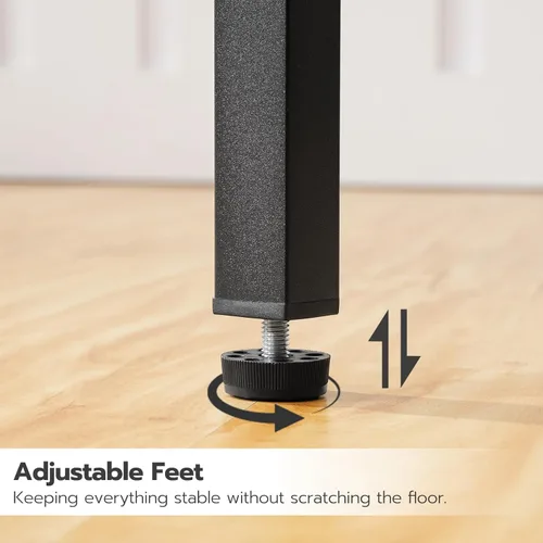 Vista 9 de HOOBRO Juego de mesa de comedor moderno, juego de mesa de vidrio para comedor de espacios pequeños, mesa de cocina y sillas para 3 mesas con sillas