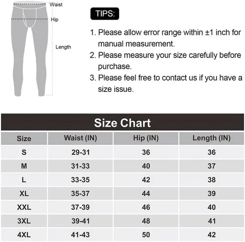 Vista 6 de SIMIYA Ropa interior térmica para hombre, ropa interior térmica ultra suave para hombre