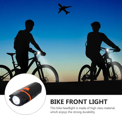 Vista 9 de SHERCHPRY USB Rechargeable Bike Front Light Super Bright Headlamp with Modes for Mountain Cycling and Commuters