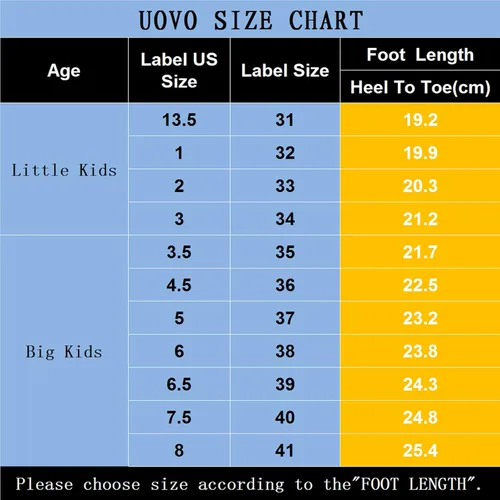 Vista 6 de UOVO Zapatos de vestir para uniforme escolar para niños (niños pequeñosniños grandes)