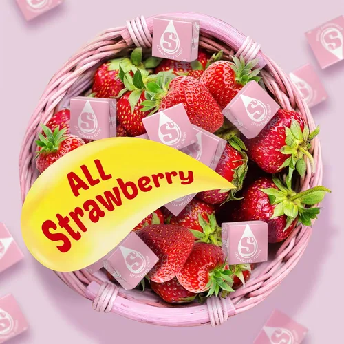 Vista 2 de Starburst - Caramelos masticables totalmente rosados, 1 libra, aproximadamente 90 caramelos de fresa, dulces a granel envueltos individualmente