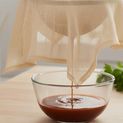 Vista 6 de Estopilla Bolsa de leche de nueces, colado reutilizable, paño de muselina de mantequilla sin blanquear para cocinar, yogur, jugo paño de queso