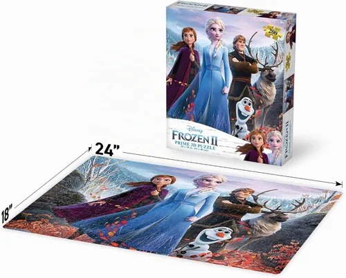 Vista 4 de Prime 3D Disney Frozen - Rompecabezas 3D de 200 piezas, 24 x 18