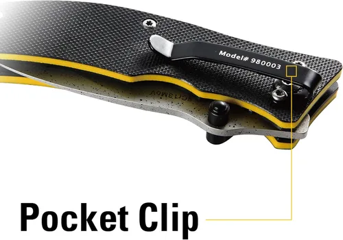 Vista 2 de Caterpillar CAT980003 Caterpillar Linerlock, 2-3/8 pulgadas, mango G10 negro