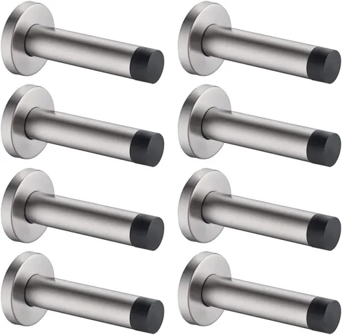 Vista 25 de JQK Tope de Puerta Negro, Protector de Puerta de Atenuación de Sonido de Acero Inoxidable 304 de 1mm de Grosor, Negro Mate, DSB5-PB