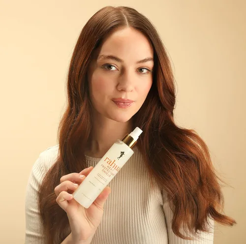 Vista 6 de Rahua Spray de protección contra el calor para el cabello, 6.5 onzas líquidas, spray para el cabello con escudo térmico formulado múltiple que ayuda