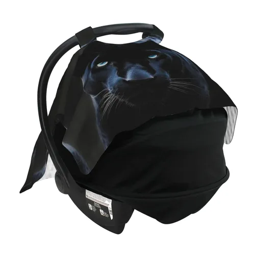 Vista 4 de Cubierta de toldo para asiento de automóvil para bebé, suave y transpirable, fundas de lactancia materna, multiuso, cochecito, sombrilla, regalo