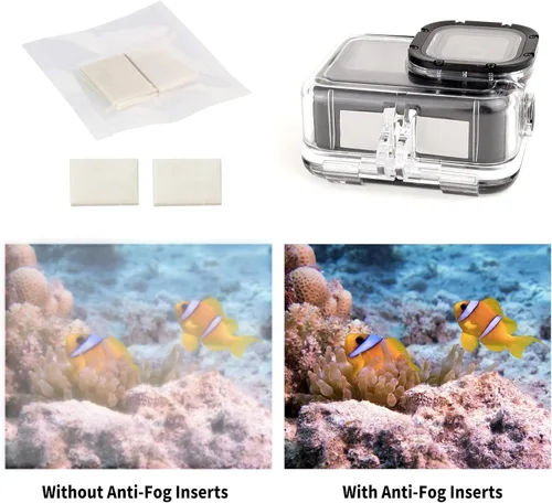 Vista 4 de Insertos antivaho subacuáticos, 30 piezas para carcasa de buceo impermeable, eliminación de desempañamiento, accesorios de fotografía subacuática
