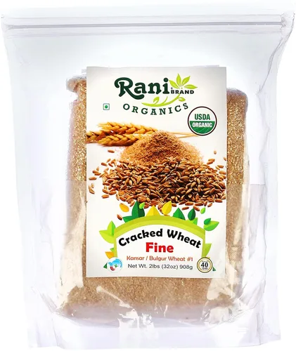 Vista 16 de Rani Sooji Gruesa (Farina, Suji, Rava, Rawa, Sémola de Trigo) Harina 32oz (2lbs) 908g ~ Completamente Natural Vegana Sin OGM Kosher De